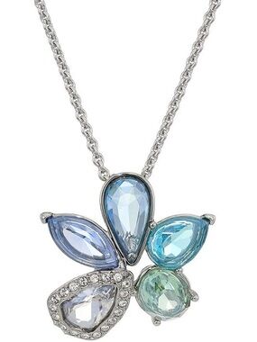 Swarovski Sunny Necklace—Rhodium Plated, Crystals
